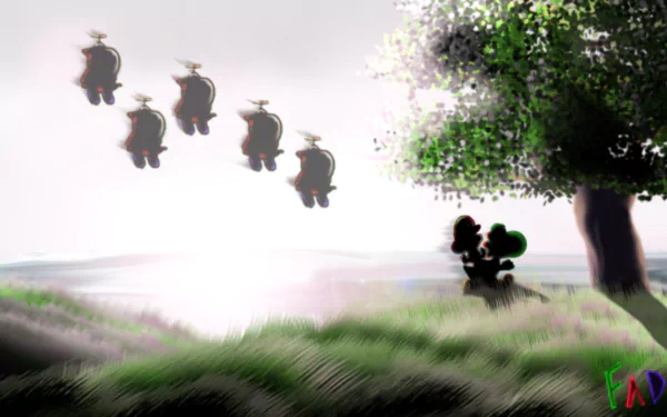 video game Super Mario Advance 3: Yoshi's Island HD Desktop Wallpaper | Background Image