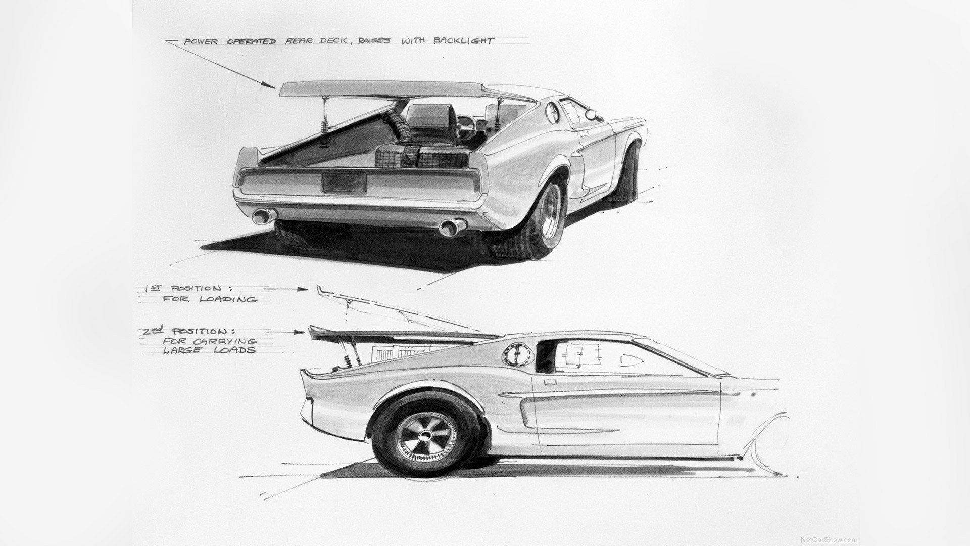 Download Vehicle 1966 Ford Mustang Mach 1 HD Wallpaper