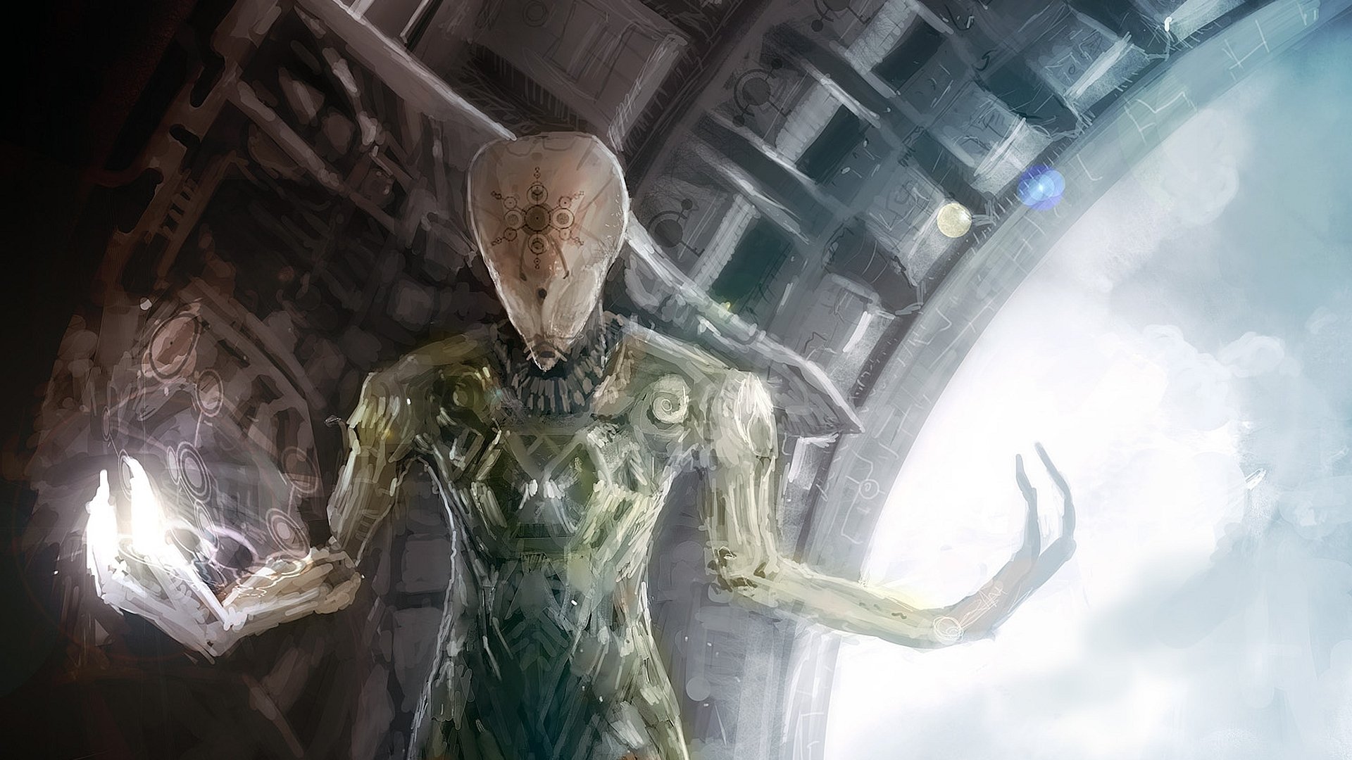 Download Sci Fi Alien HD Wallpaper by Eren Arik