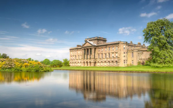 man made Lyme Park HD Desktop Wallpaper | Background Image