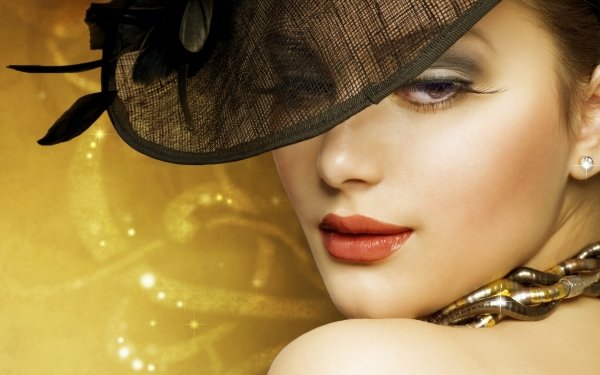 Women Face Hat HD Wallpaper | Background Image