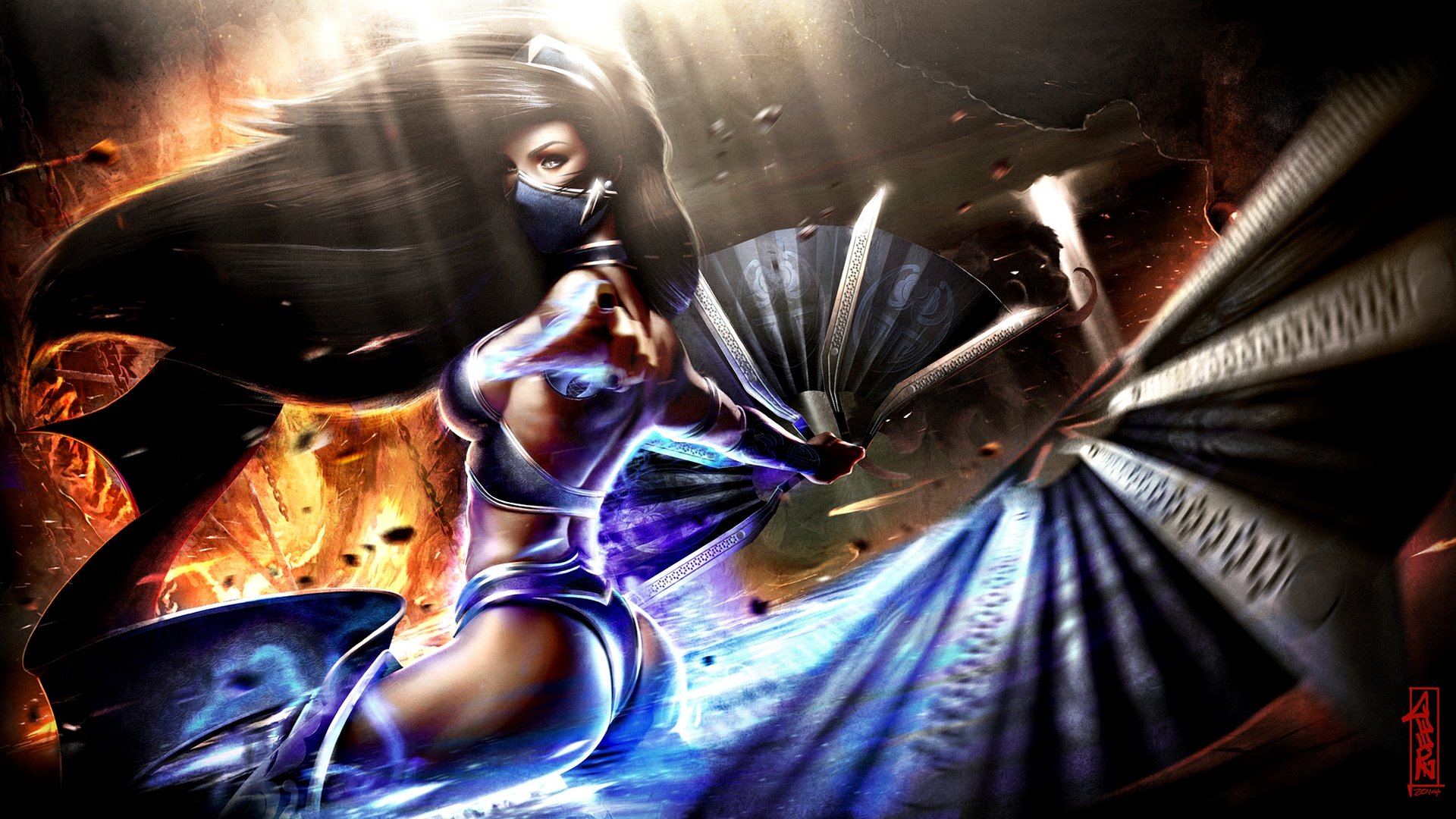 Mortal Kombat Kitana wallpaper by DynastyWarriorsJin on DeviantArt