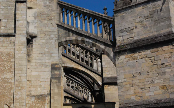 religious Bordeaux Cathedral HD Desktop Wallpaper | Background Image