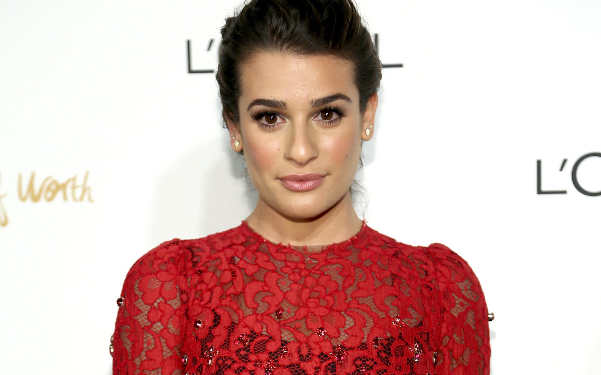Download American Actress Celebrity Lea Michele HD Wallpaper