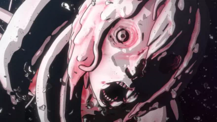 HD wallpaper of a Knights of Sidonia anime character, featuring a close-up with intense details and striking colors.