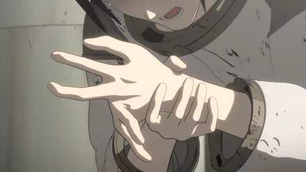 HD wallpaper featuring Nagate Tanikaze from Knights of Sidonia with a focus on a hand gesture.