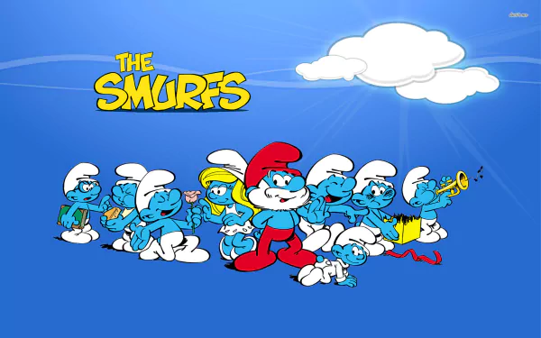 Comic The Smurfs HD Desktop Wallpaper | Background Image