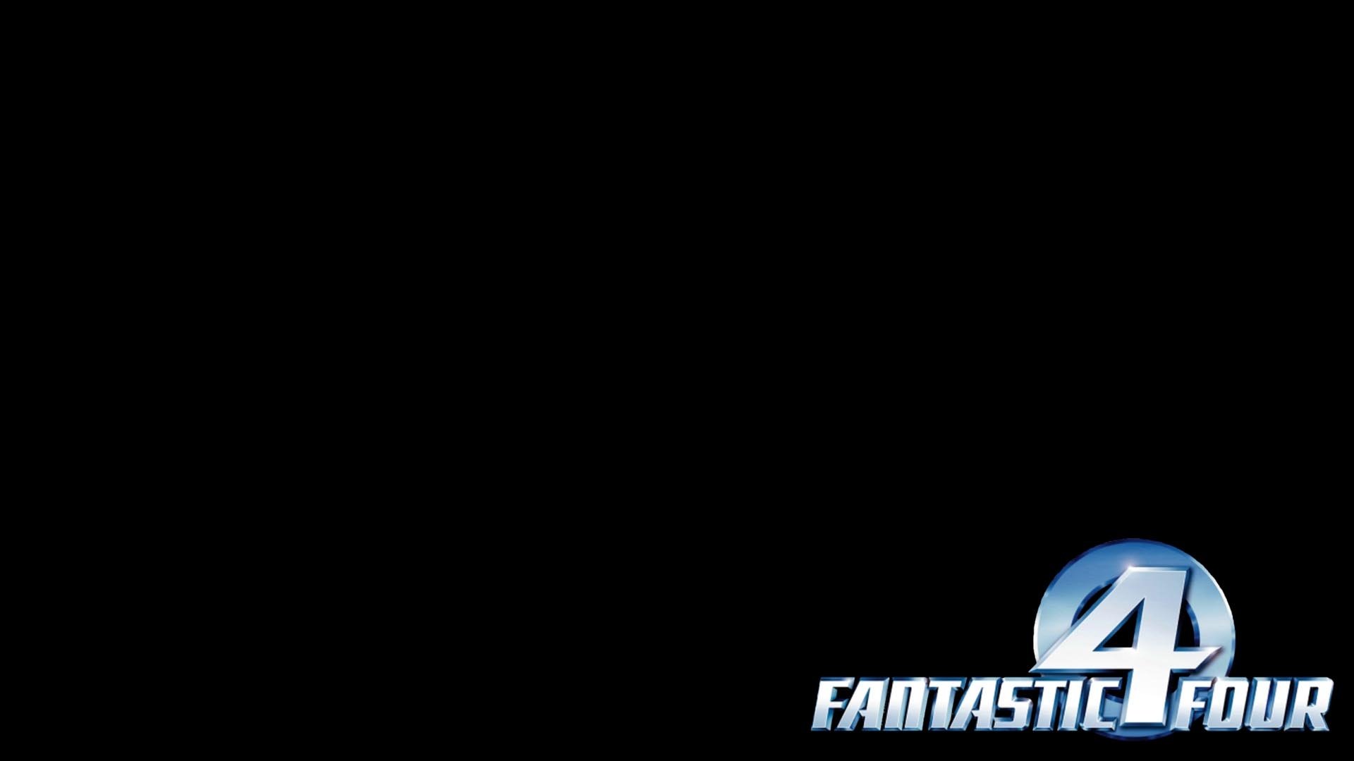 HD PC desktop wallpaper featuring the Fantastic Four movie logo on a black background.