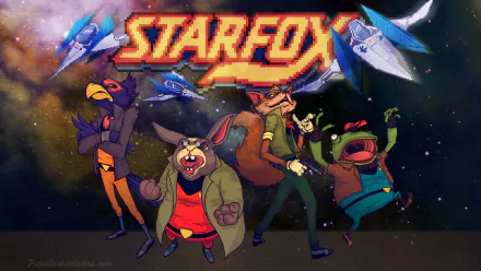 video game Star Fox HD Desktop Wallpaper | Background Image