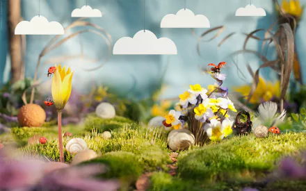 artistic garden HD Desktop Wallpaper | Background Image