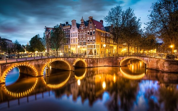 Man Made Amsterdam Cities Netherlands HD Wallpaper | Background Image