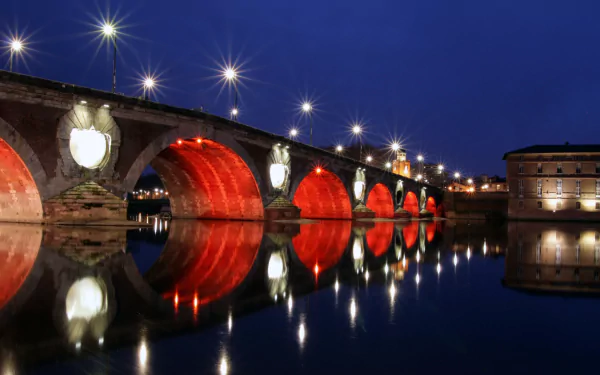 man made Pont Neuf, Toulouse HD Desktop Wallpaper | Background Image