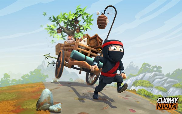 Video Game Clumsy Ninja HD Wallpaper | Background Image