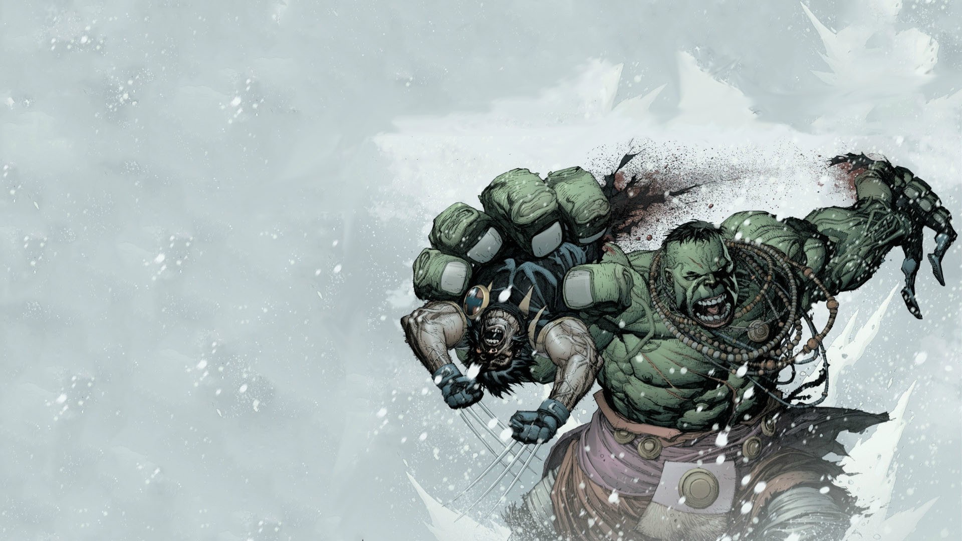 Download Comic Ultimate Wolverine Vs. Hulk HD Wallpaper