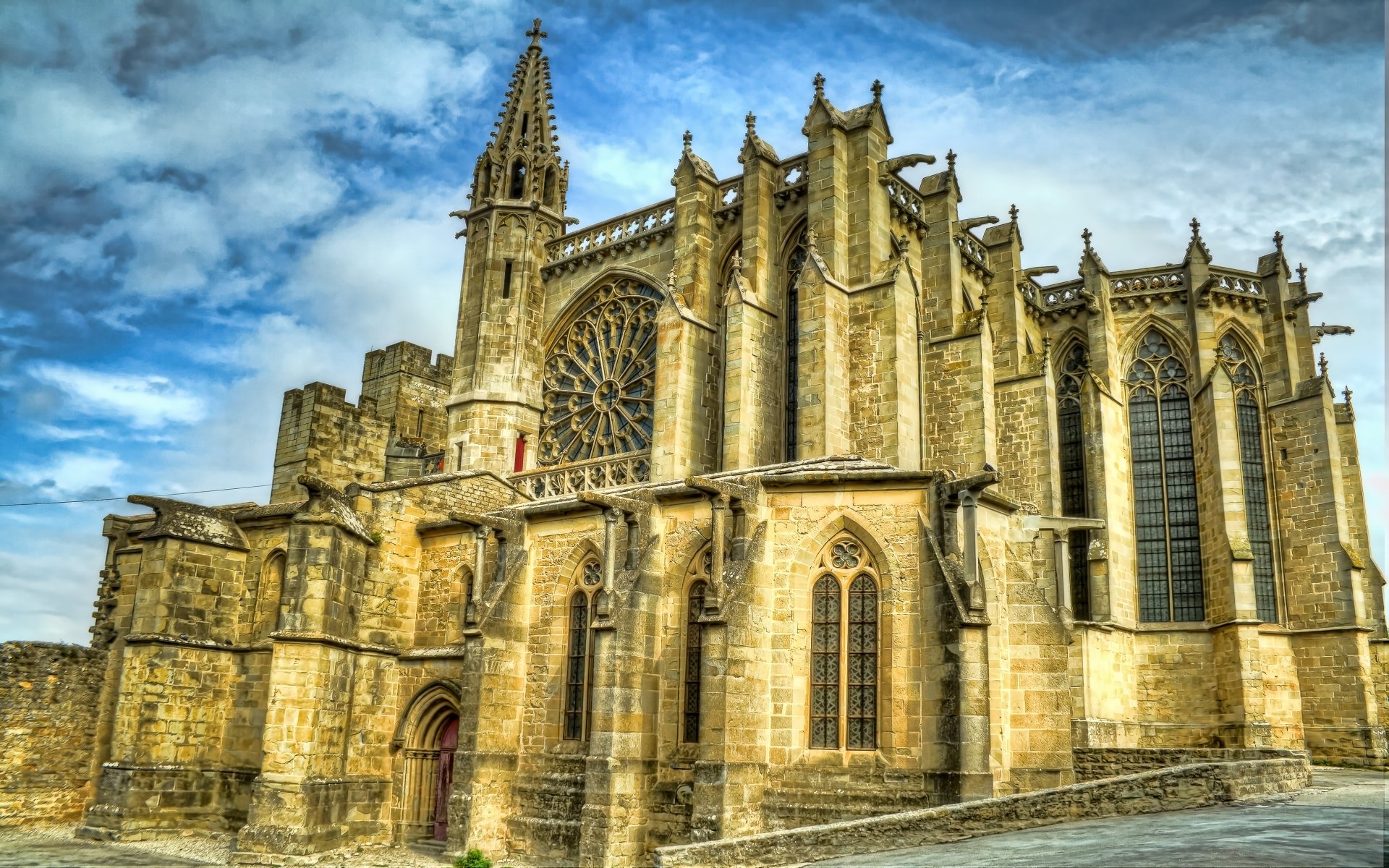 Basilica Of St. Nazaire And St. Celse, Carcassonne HD Wallpaper ...