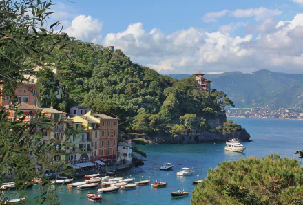 Italy Liguria Genoa man made Portofino HD Desktop Wallpaper | Background Image