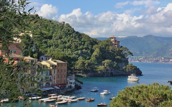 Man Made Portofino Towns Italy Genoa Liguria HD Wallpaper | Background Image