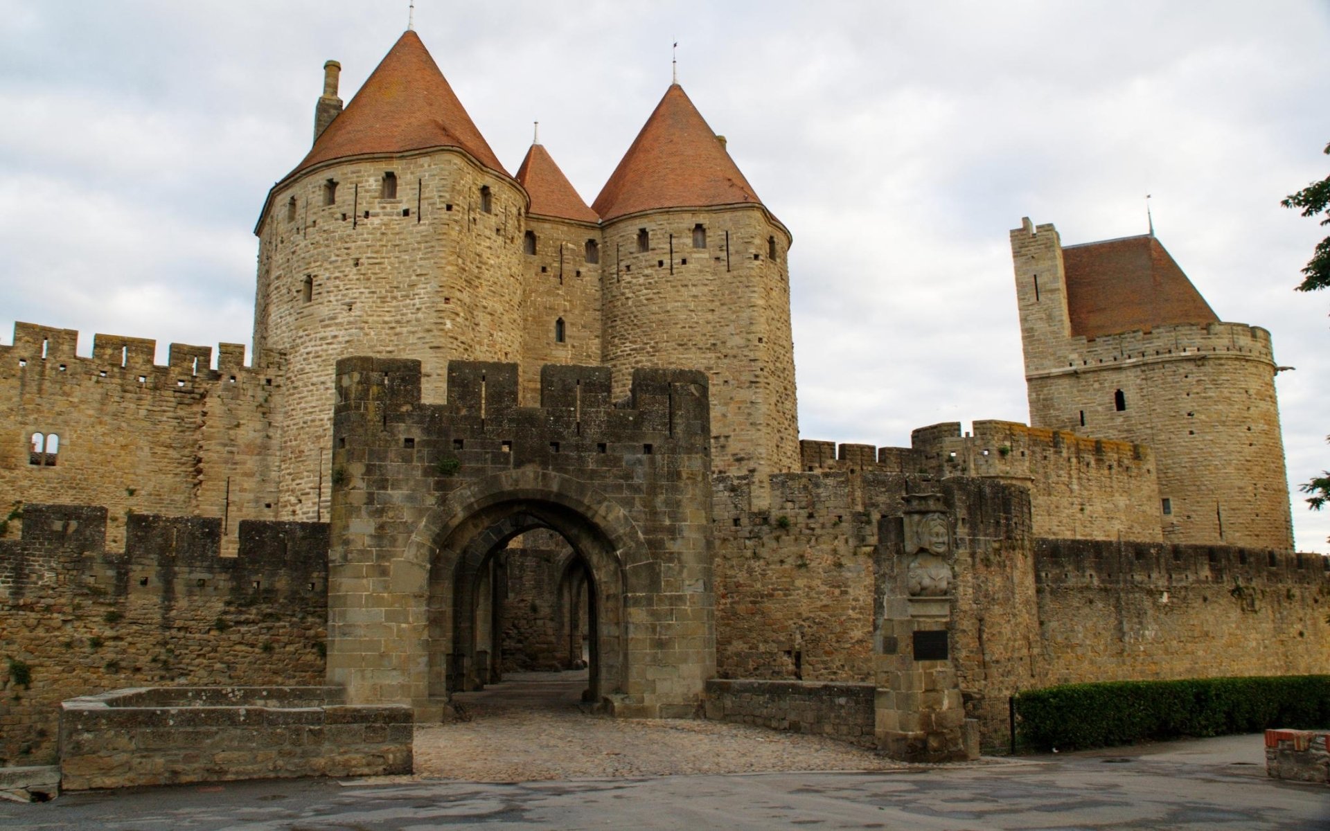 Download Man Made Carcassonne HD Wallpaper