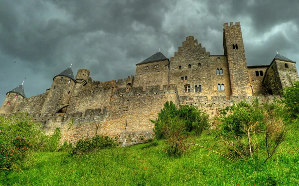 man made Carcassonne HD Desktop Wallpaper | Background Image