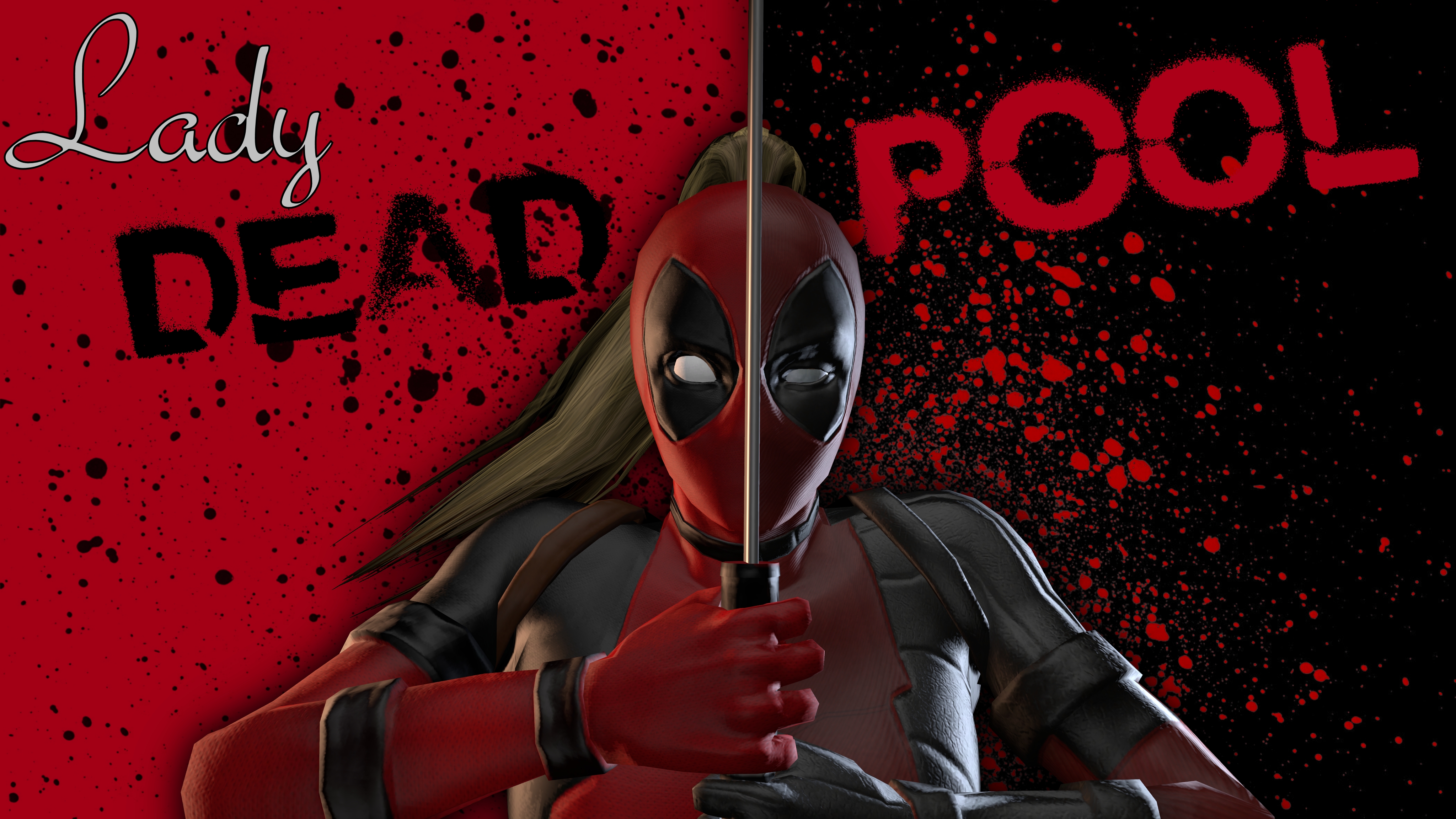 Lady Deadpool 4k Ultra HD Wallpaper | Background Image | 4096x2304