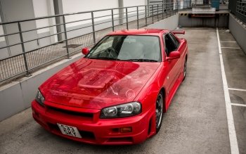 13 Nissan Skyline R34 高清壁纸 桌面背景 Wallpaper Abyss