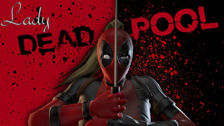 Comic Lady Deadpool HD Desktop Wallpaper | Background Image