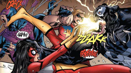 Comic Spider-Woman HD Desktop Wallpaper | Background Image