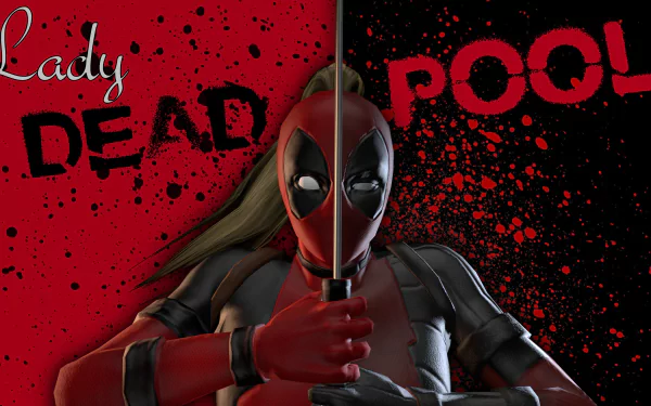 Comic Lady Deadpool HD Desktop Wallpaper | Background Image