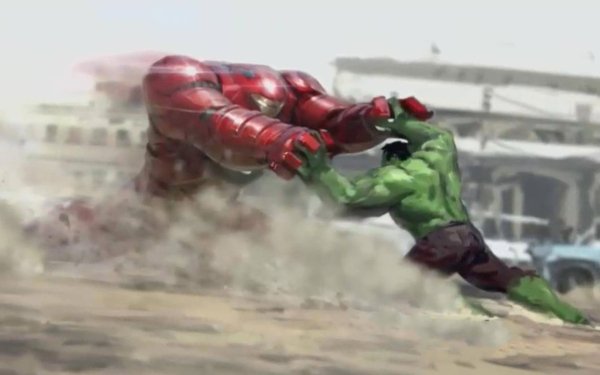 Movie Avengers: Age of Ultron The Avengers Hulk Hulkbuster HD Wallpaper | Background Image