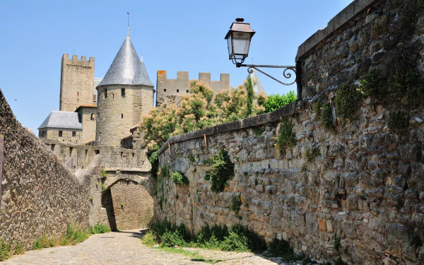 man made Carcassonne HD Desktop Wallpaper | Background Image