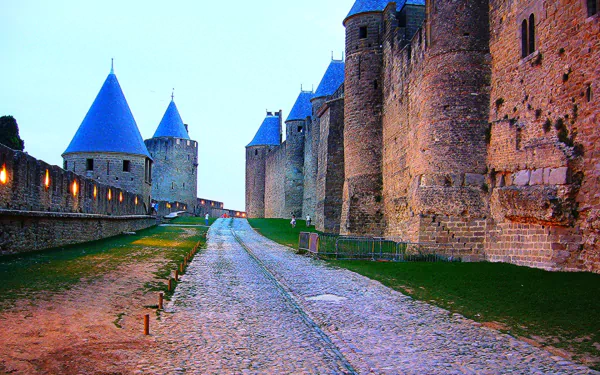 man made Carcassonne HD Desktop Wallpaper | Background Image