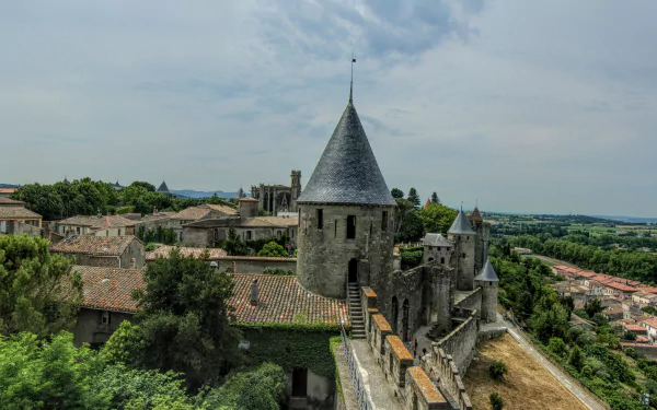 man made Carcassonne HD Desktop Wallpaper | Background Image