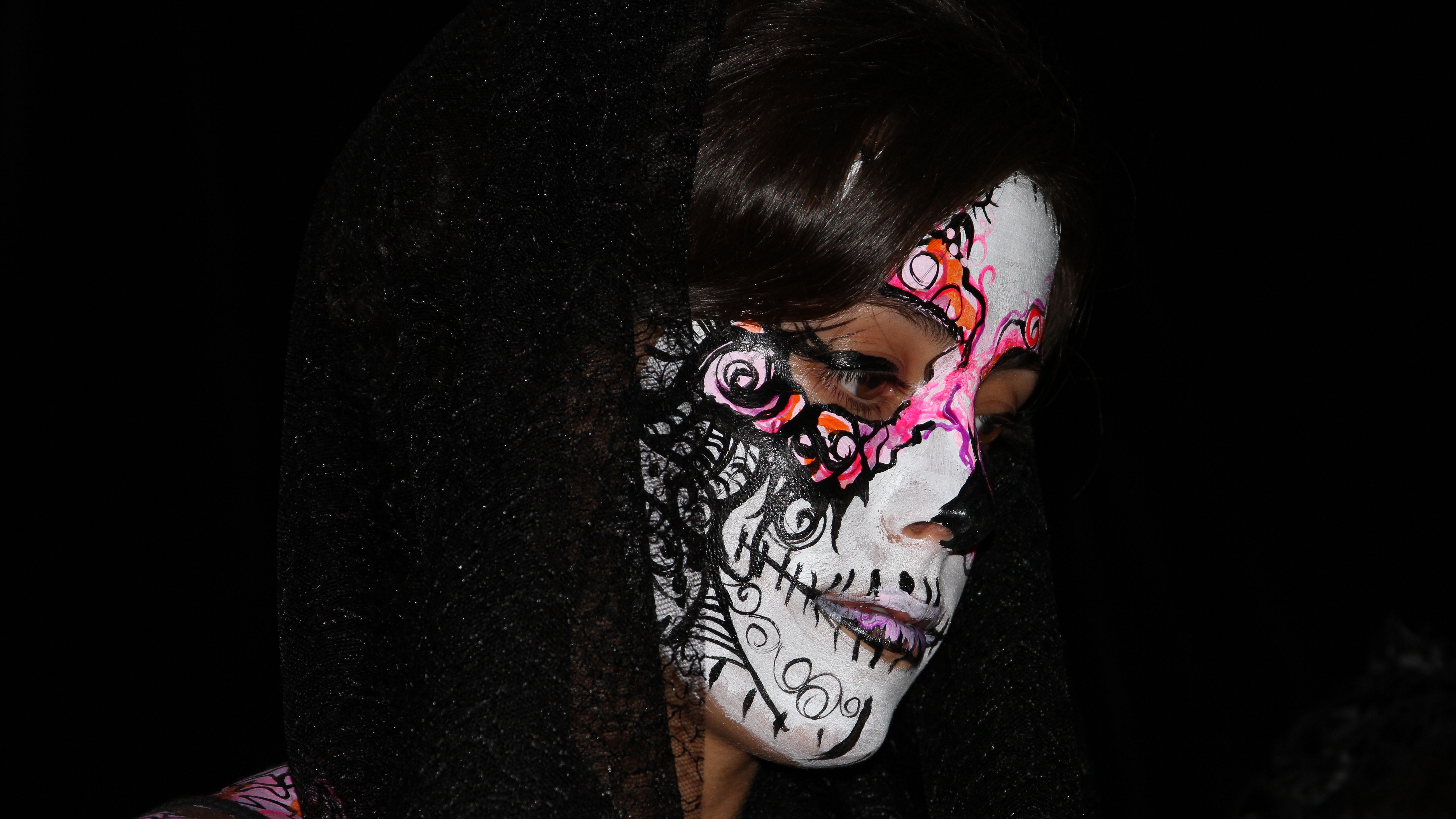 Artistic Sugar Skull HD Wallpaper | Background Image