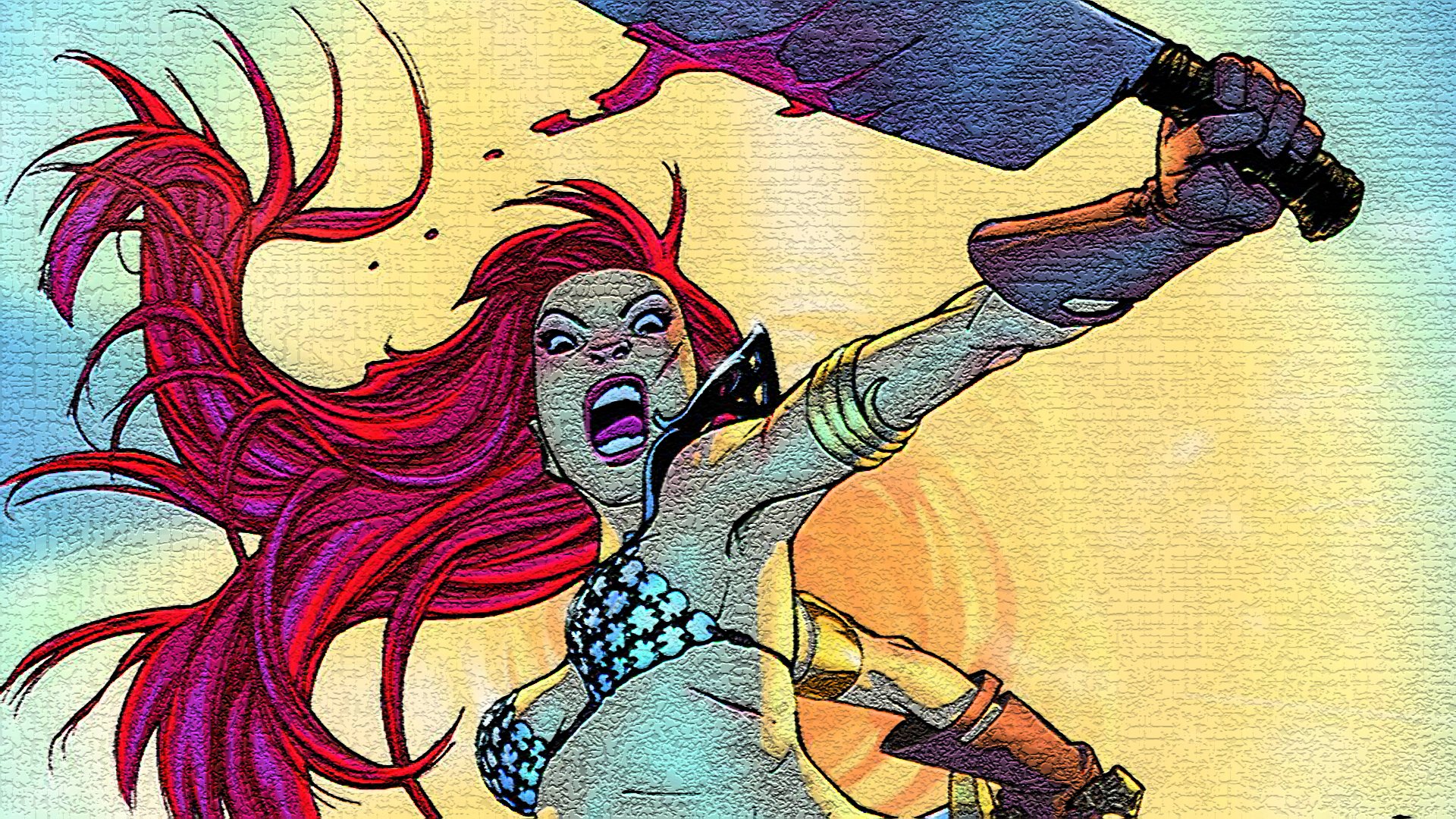 Download Comic Red Sonja HD Wallpaper