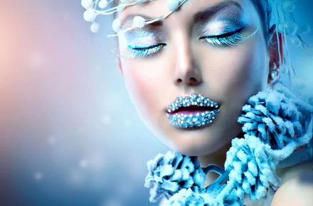  Winter Beauty Woman by Anna Subbotina