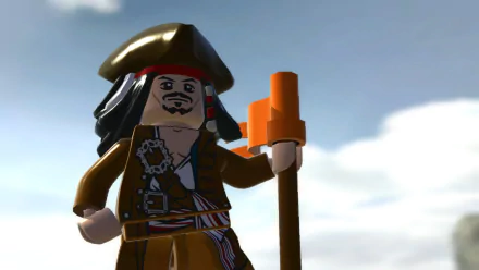Jack Sparrow video game LEGO Pirates of the Caribbean: The Video Game HD Desktop Wallpaper | Background Image