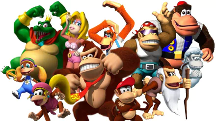 cranky kong Diddy Kong King K. Rool video game Donkey Kong HD Desktop Wallpaper | Background Image