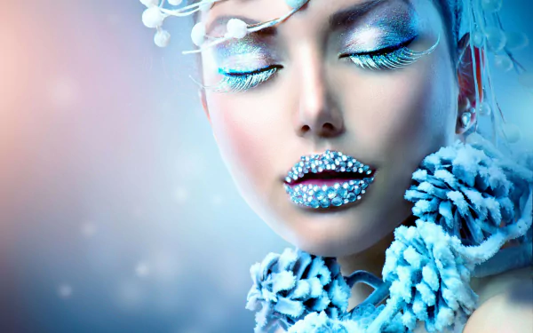  Winter Beauty Woman by Anna Subbotina