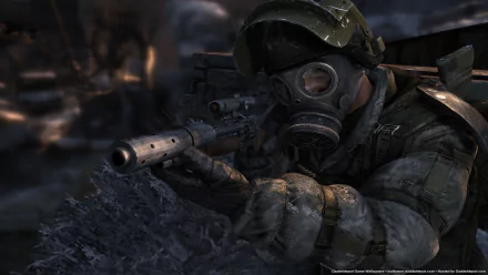 gas mask video game Metro 2033 HD Desktop Wallpaper | Background Image