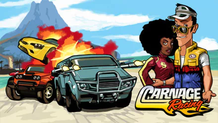 video game Carnage Racing HD Desktop Wallpaper | Background Image
