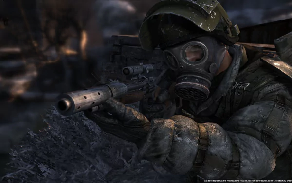 gas mask video game Metro 2033 HD Desktop Wallpaper | Background Image