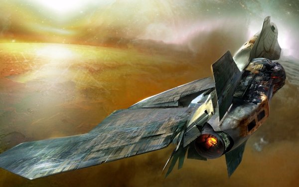 Sci Fi Spaceship HD Wallpaper | Background Image