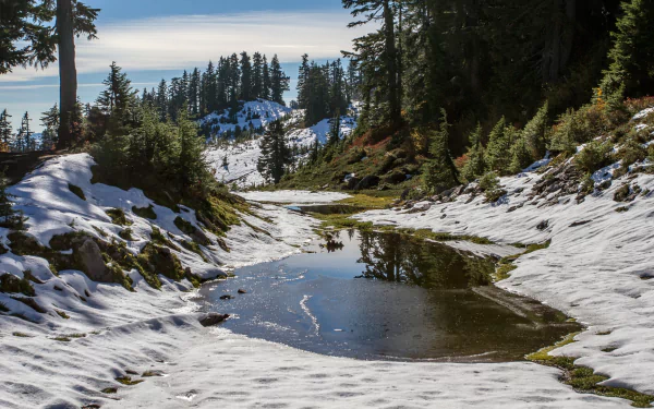 nature Elfin Lake HD Desktop Wallpaper | Background Image
