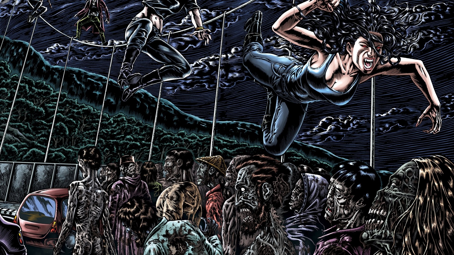 Download Comic Extinction Parade HD Wallpaper by Raulo Cáceres