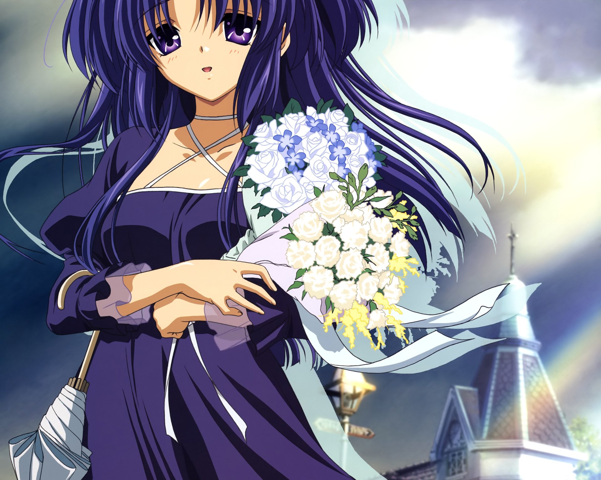 Download Kotomi Ichinose Anime Clannad 4k Ultra HD Wallpaper
