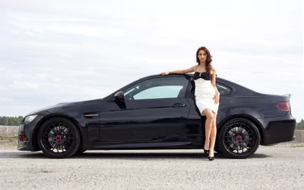 woman Girls & Cars HD Desktop Wallpaper | Background Image