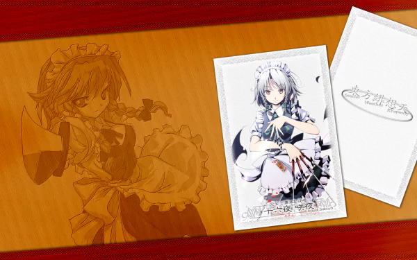 Sakuya Izayoi Anime Touhou HD Desktop Wallpaper | Background Image