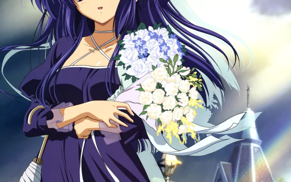 Kotomi Ichinose Anime Clannad HD Desktop Wallpaper | Background Image