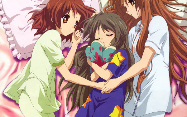Sanae Furukawa Fuuko Ibuki Nagisa Furukawa Anime Clannad HD Desktop Wallpaper | Background Image