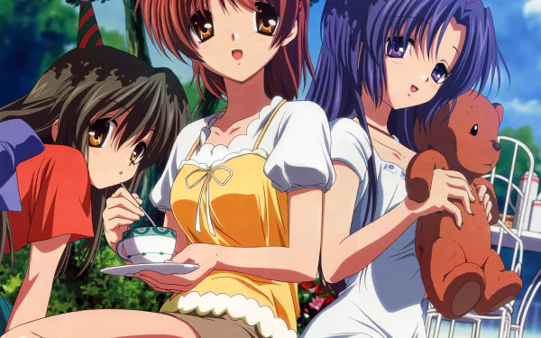 Fuuko Ibuki Nagisa Furukawa Kotomi Ichinose Anime Clannad HD Desktop Wallpaper | Background Image